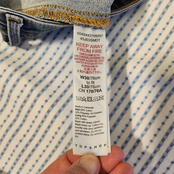 Topshop Denim Joni Jeans 30 - Picture 8 of 9